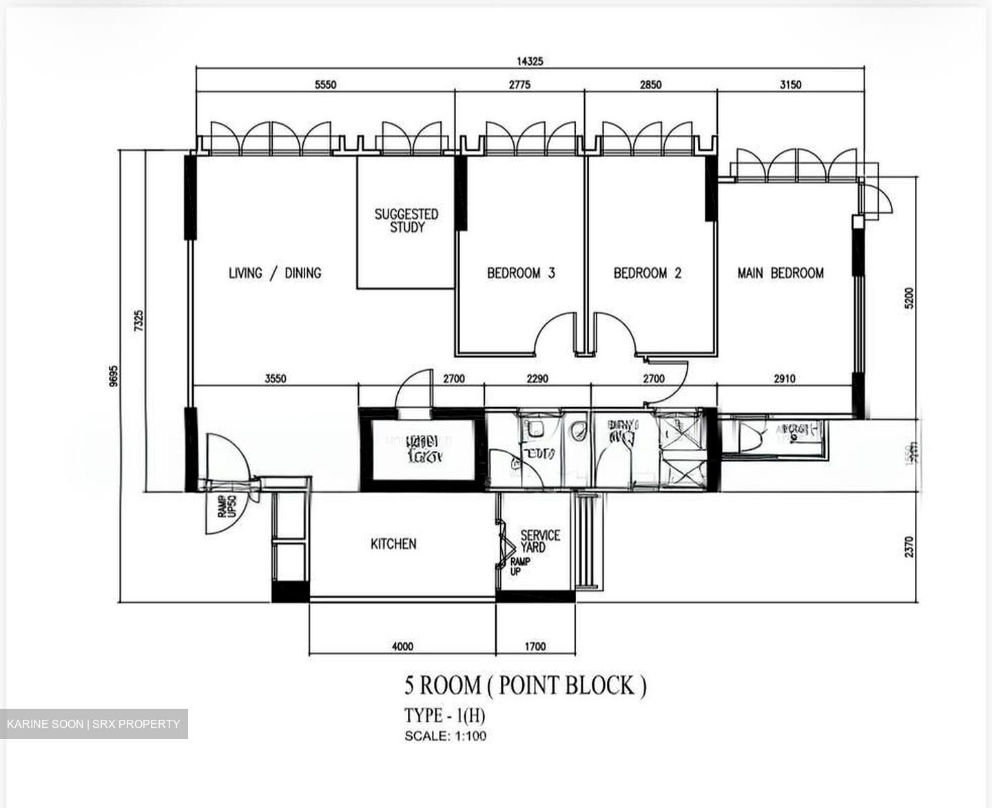 Blk 470C Hougang Parkview (Hougang), HDB 5 Rooms #537871581